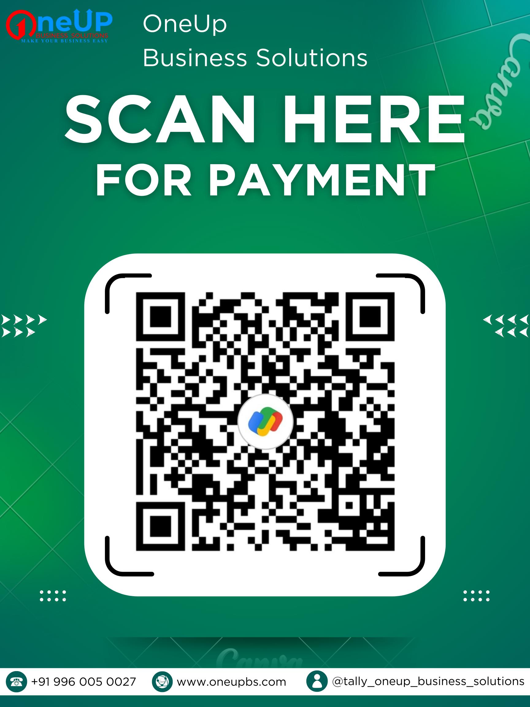 Green and White Modern QR Code Scan Poster